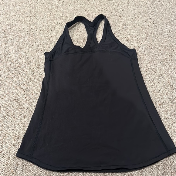 LULULEMON BLACK RACER BACK TOP - Picture 2 of 2